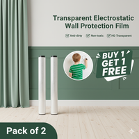 Self- Adhesive Transparent Electrostatic Wall Protection Film Buy 1 Get 1 Free
