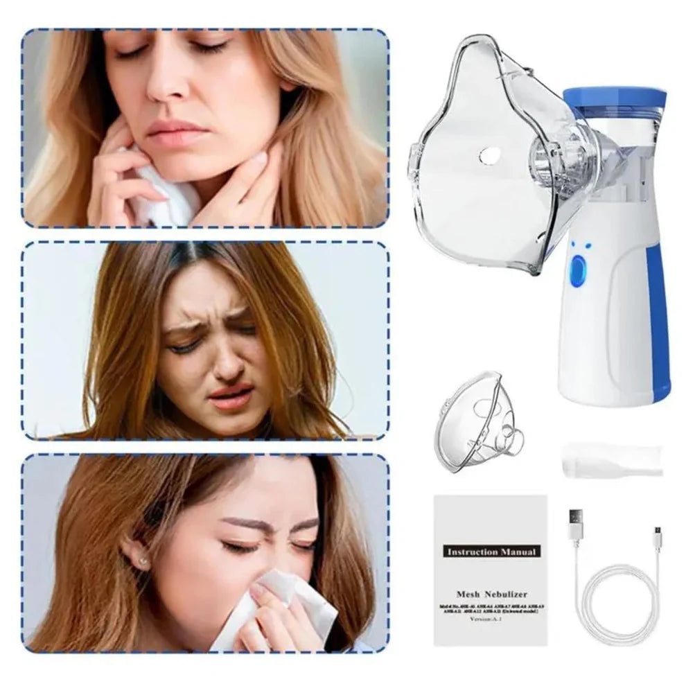 Portable Ultrasonic Rechargeable Mesh Nebulizer Machine